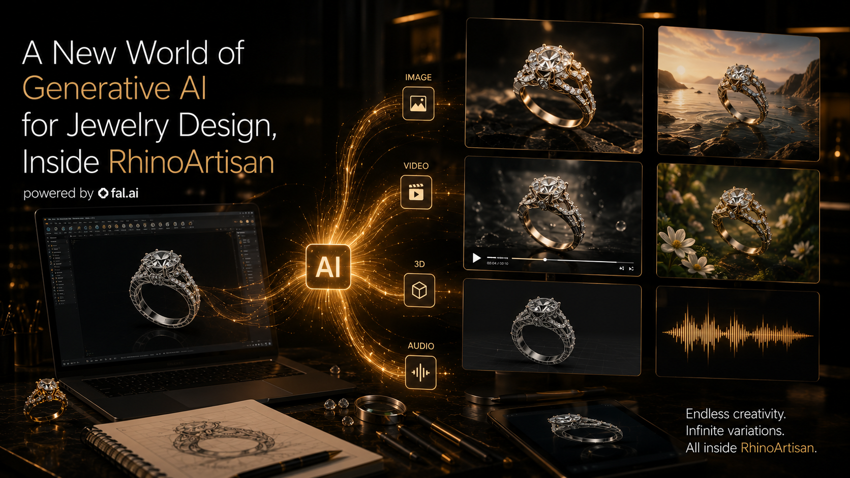 A New World of Generative AI for Jewelry Design, Inside RhinoArtisan