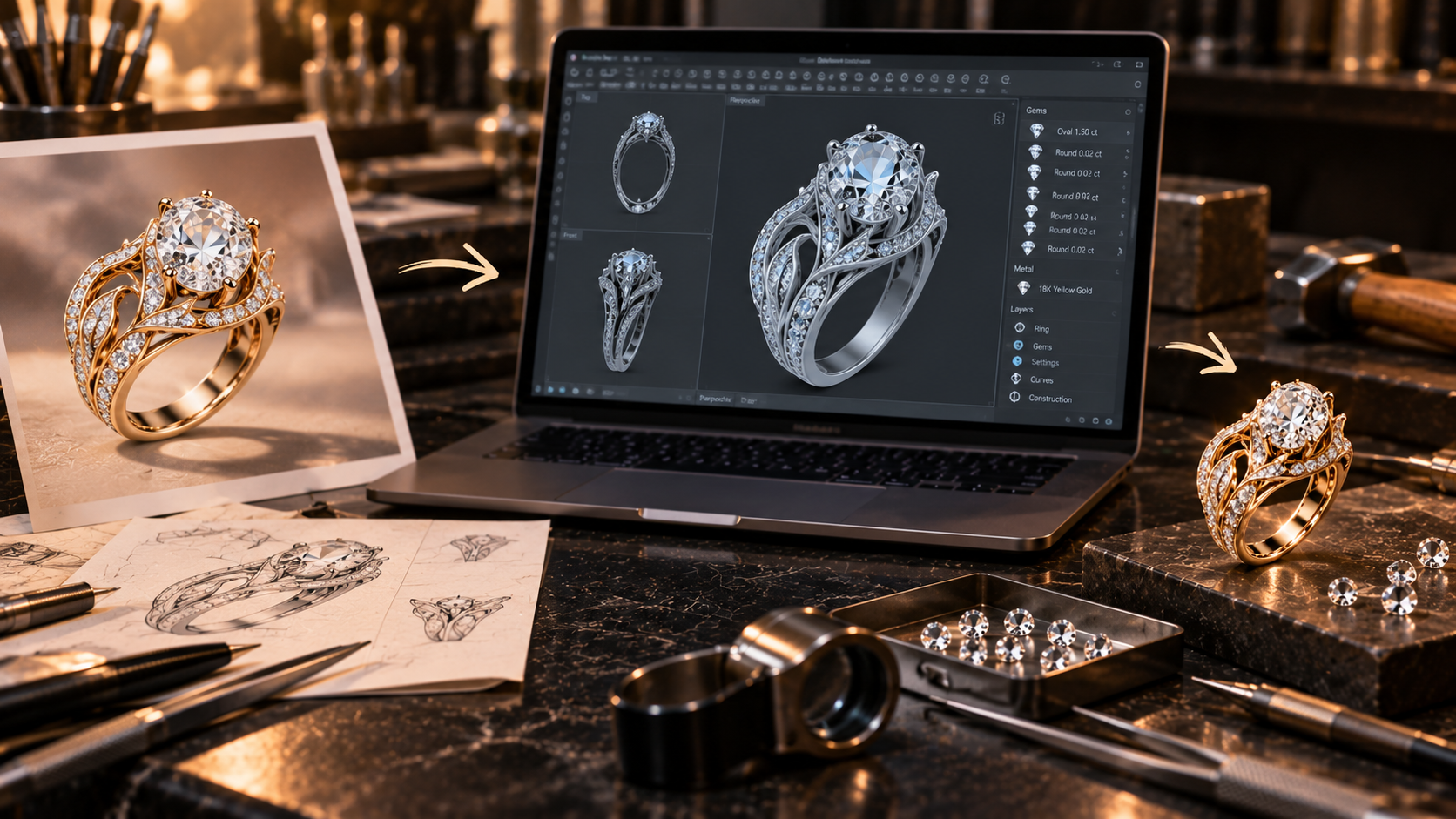 AI Jewelry Design in 2026: Pictures Are Not a Model