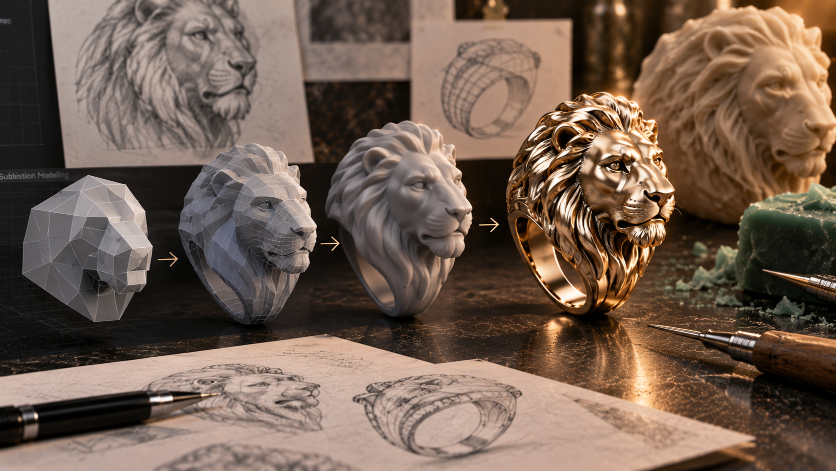 Catmull-Clark: From Pixar Faces to Jewelry CAD